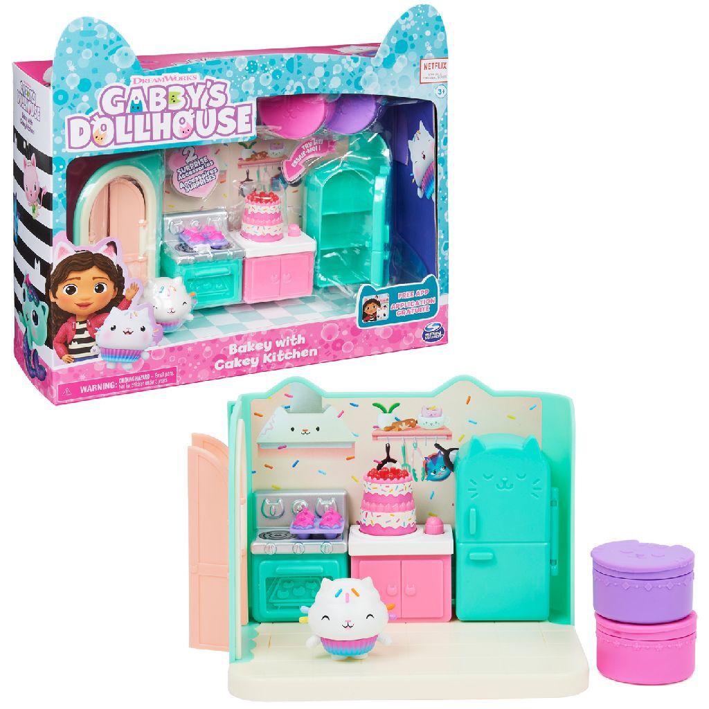 Gabby's poppenhuis - cakey's keuken-speelset