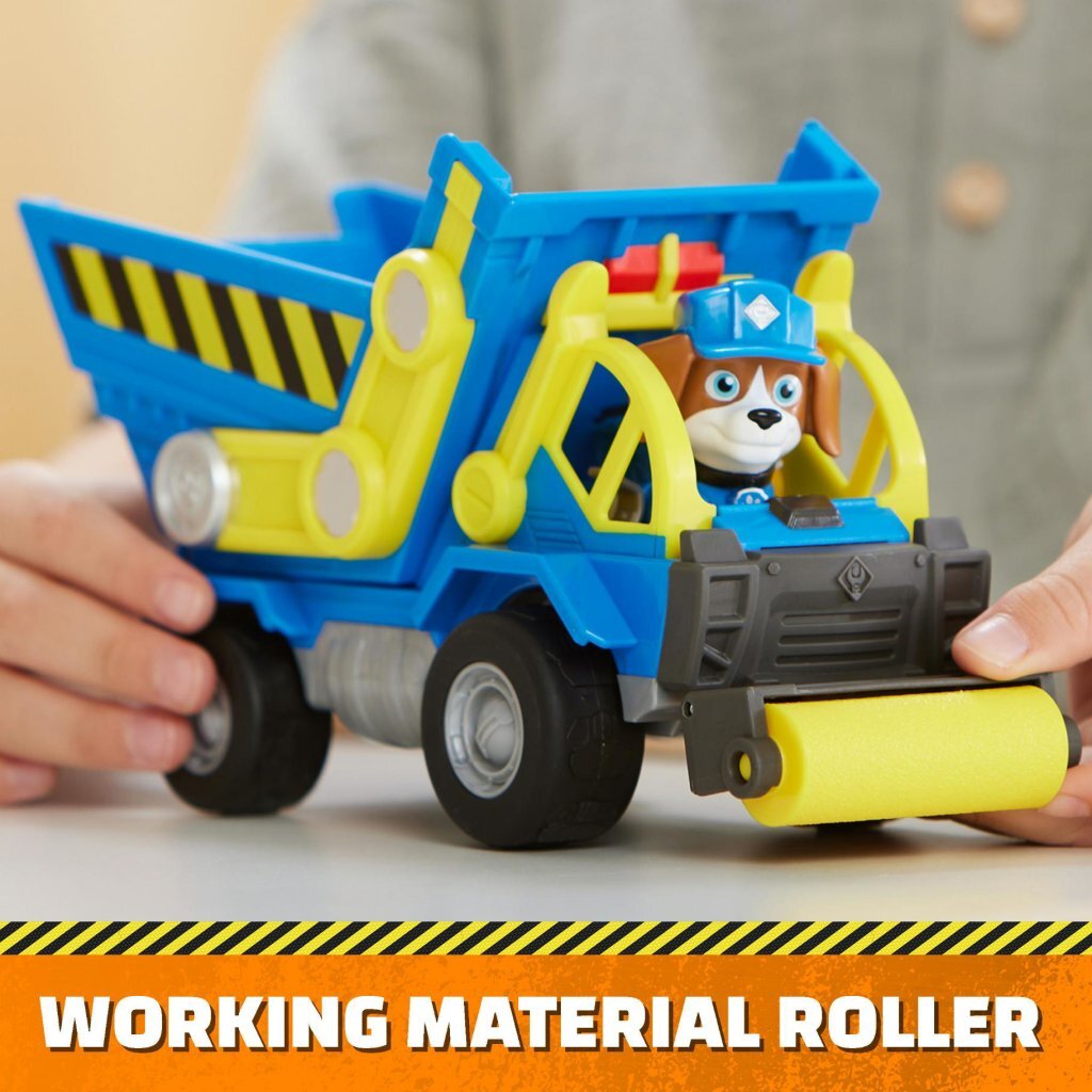 Rubble crew - wheeler’s kiepwagen met speelfiguur en beweegbare onderdelen - paw patrol speelgoed