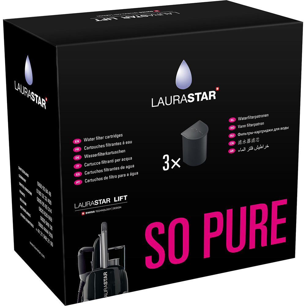 Laurastar laurastar 2910082034 anti kalkpartronen voor waterfilter 3 stuks