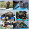 Nosli zelfkoelende koelmat voor honden en katten 76x103 cm zeeblauw