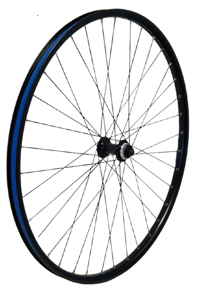 Kgz kgz voorwiel 28 inch (622) spaken zwart velg zwart centerlock uitval