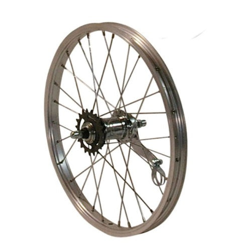Achterwiel 16 x 1.75 aluminium met favorit remnaaf