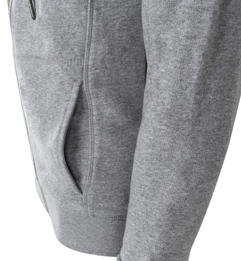 Contec sweat-jas met capuchon bright ct zip hoodie zip bright size, xxl light grey
