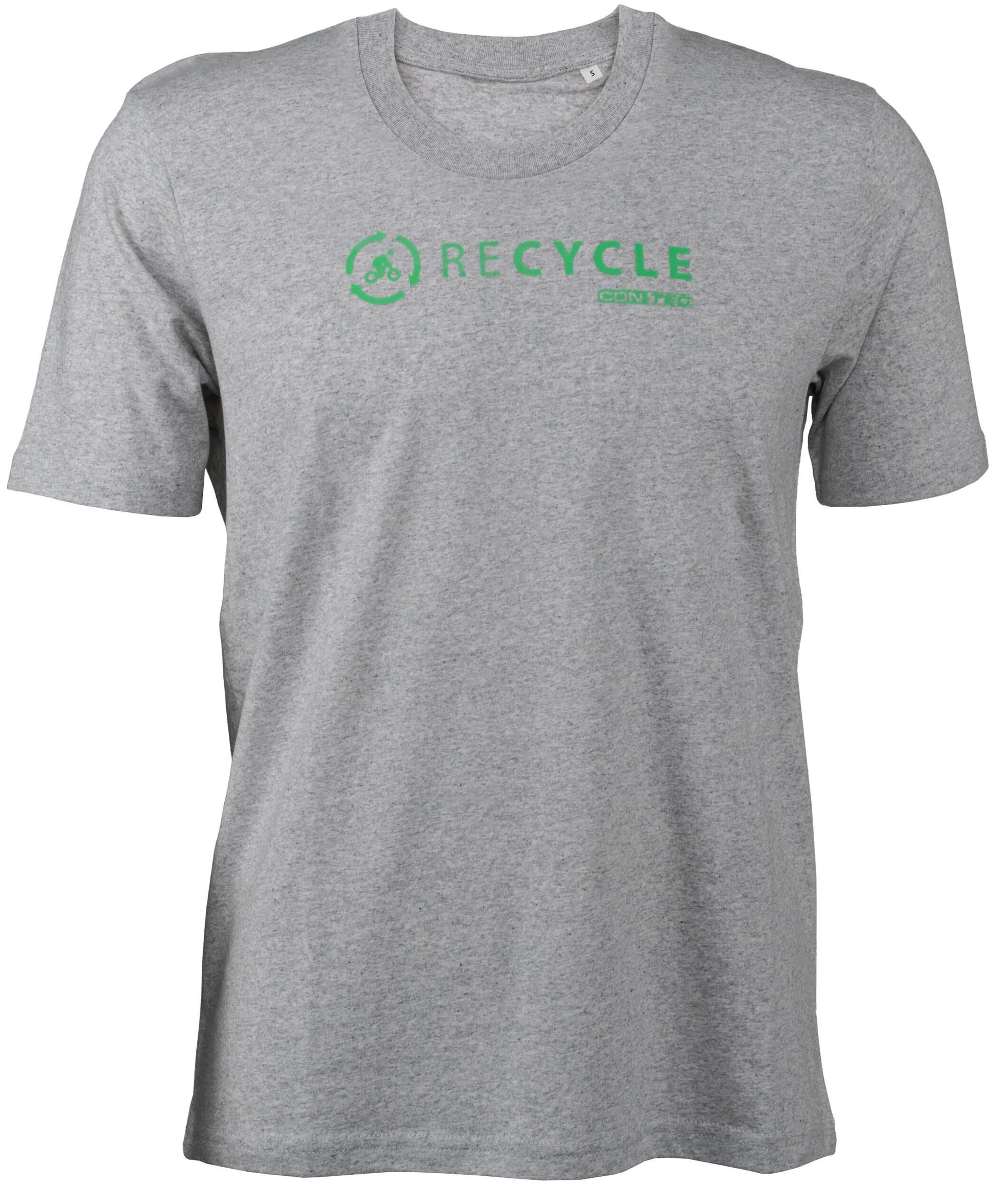 Contec t-shirt re.cycle ct t-shirt re.cycle gray size s