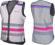 Wowow vest lucy jacket fr refl.vest lucy jac. fr s silver pink