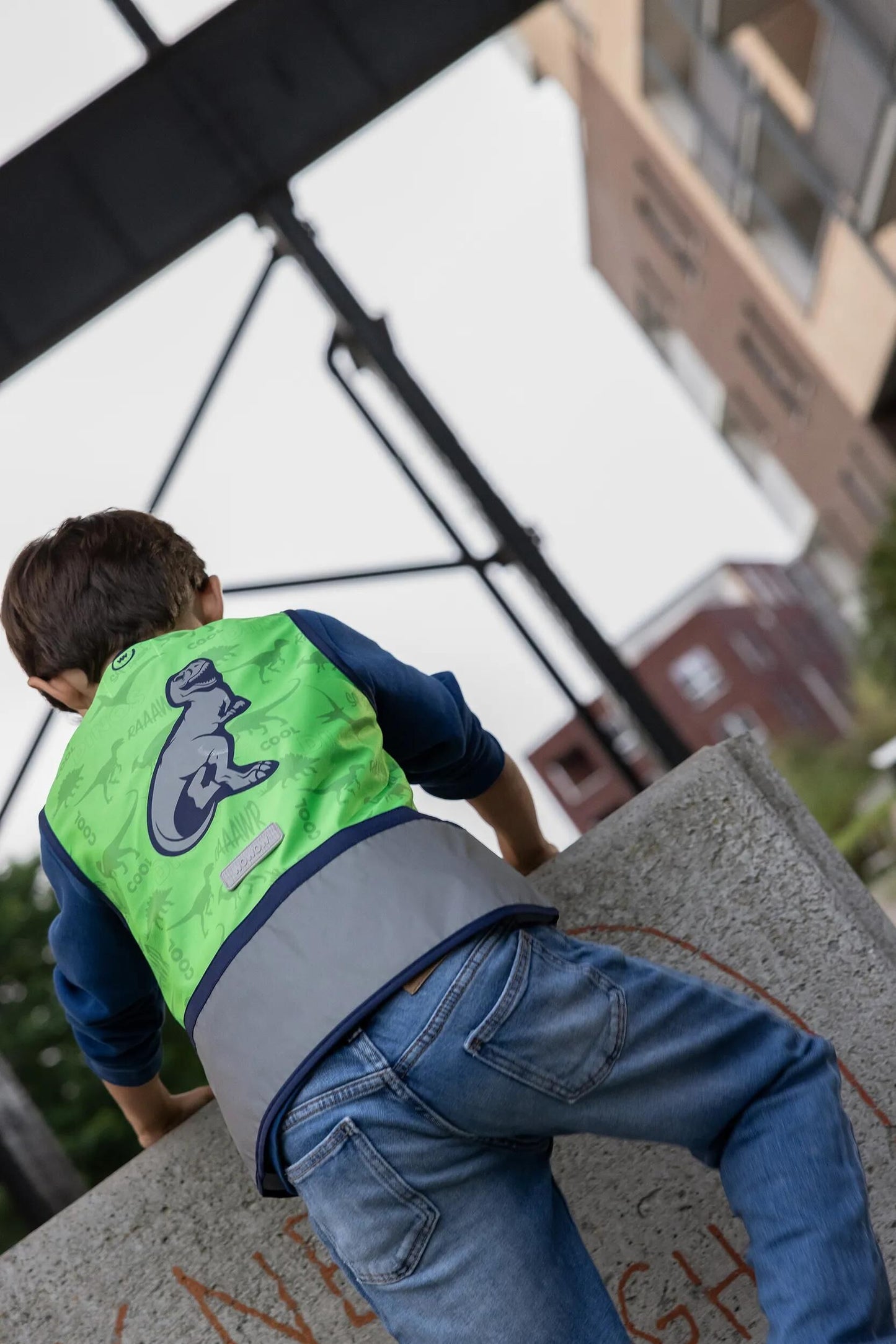 Wowow weste zippy jacket green reflective children zippy green gr. m