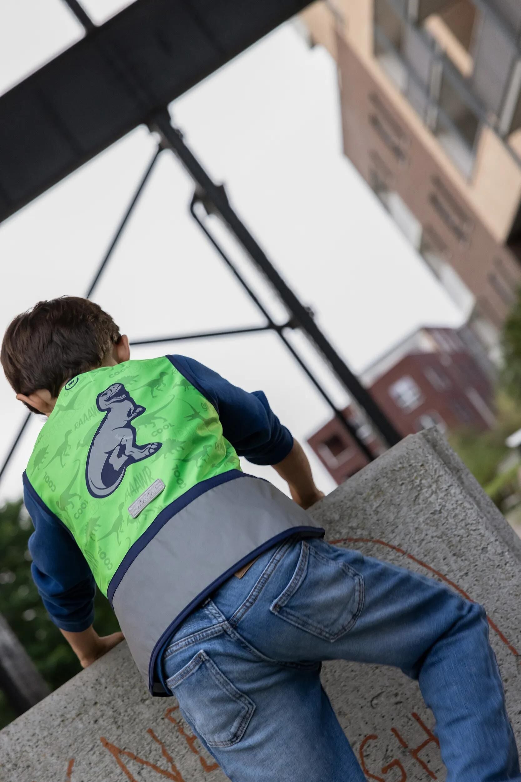 Wowow weste zippy jacket green reflective children zippy green gr. s
