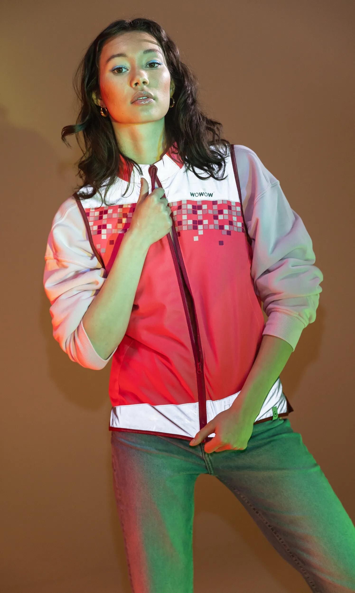 Wowow weste amy jacket pink amy jacket amy pink gr.l