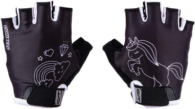 Contec kinderhandschoen unicorn ct glove unicorn black white - l