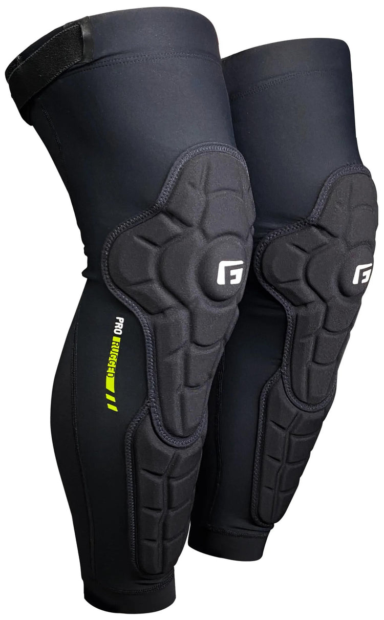 G-form knie en scheenbeen protectie pro-rugged 2 knee shin protect. pro-rugged 2 size xs