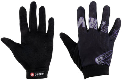 G-form handschuh tempo youth glove tempo youth size l xl black purple