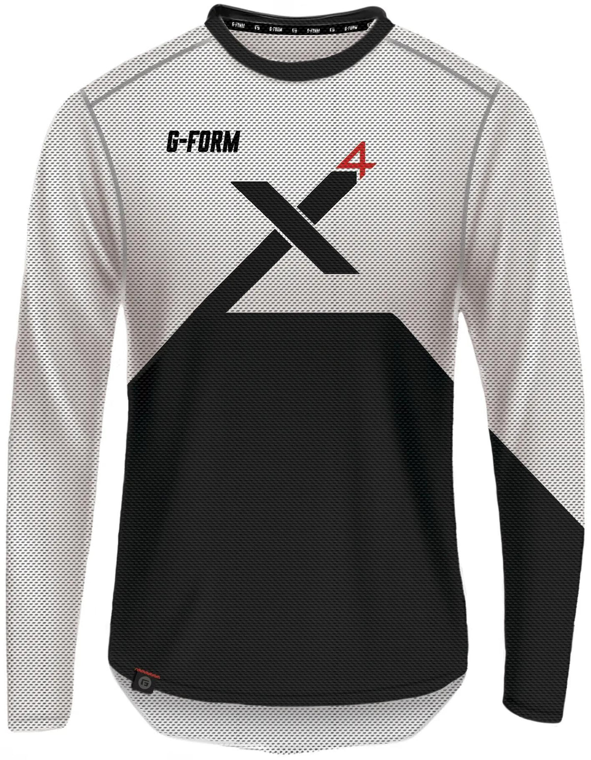 G-form langarmshirt pro-x4 longarm shirt pro x-4 size l white bl.