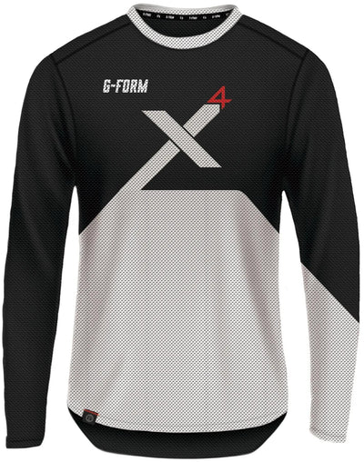 G-form langarmshirt pro-x4 longarm shirt pro x-4 size l black white