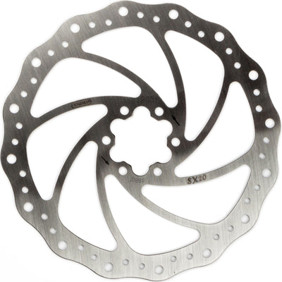 Remschijf SX20 RVS Ø203mm met 6 remschijfboutjes
