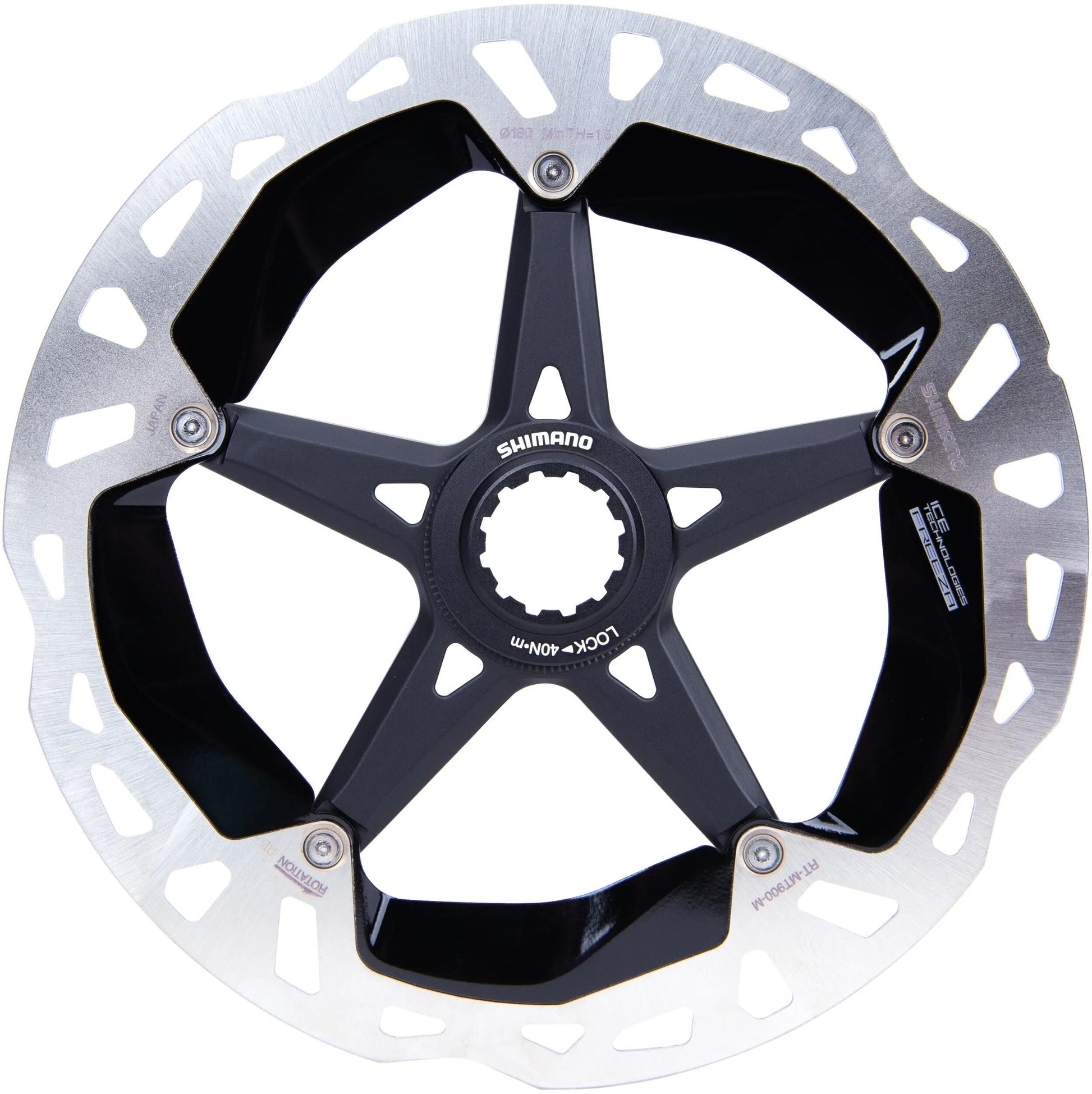 Shimano remschijf rt-mt900 shim.brake rotors mt900 180mm cl mt900 ice