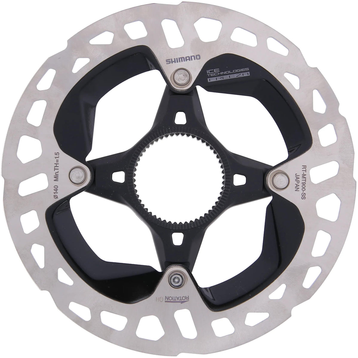 Shimano remschijf rt-mt900 shim.brake rotors mt900 140mm cl rt900 ice