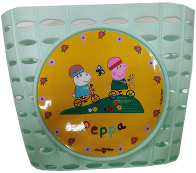 Bike fashion kinder fietsmand kids basket peppa pig