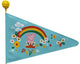 Bike fashion veiligheidsvlag siwi pennant peppa pig shared