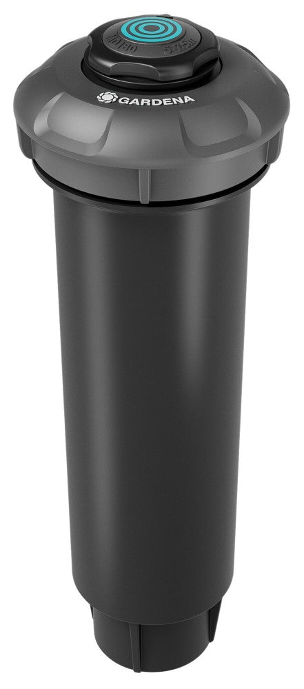 Gardena pop-up sprinkler md80 sproeier (zwart grijs, sproeiafstand tussen 3,5 m en 5 m)