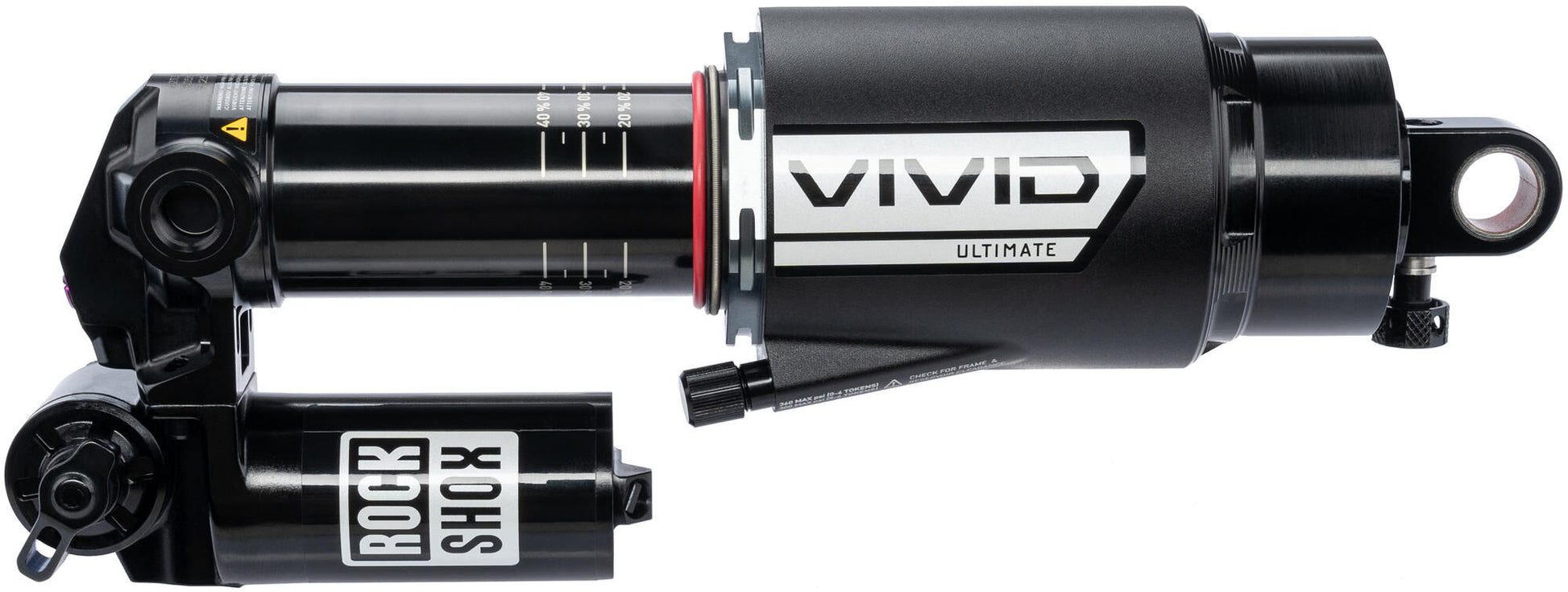 Rockshox schokdemper vivid ultimate rc2t rear shock rs vivid ult. rc2t 205 x 62,5mm