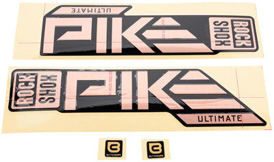 Rockshox dekor set decal set rs copper foil pike ult 27 29 matt-copp.