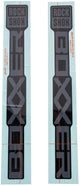 Rockshox dekor set decal set rs grey matt black sliders