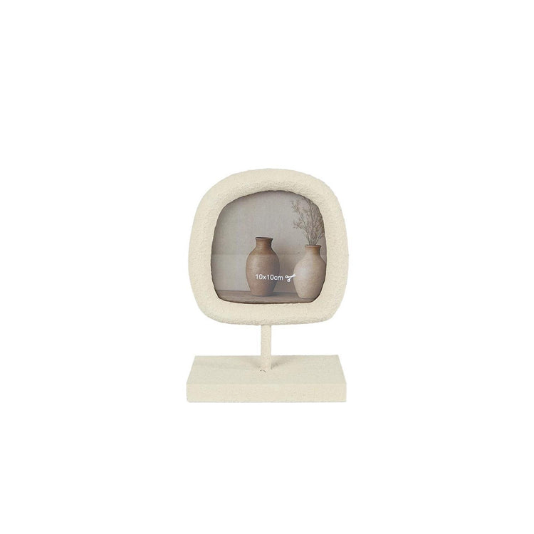 Fotolijst sela s (10x10cm) creme hout 17x12x5cm