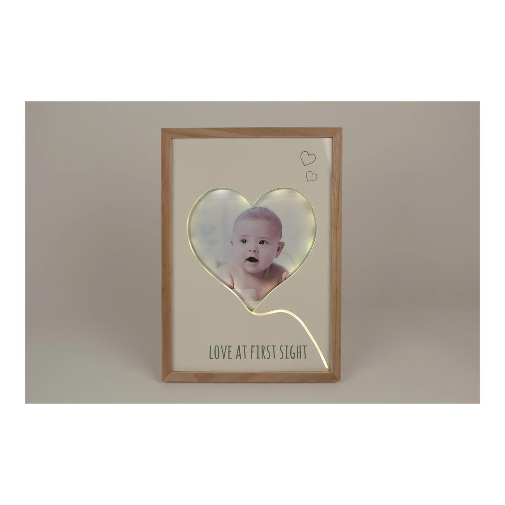 Fotolijst love first sight led 28x40x2cm