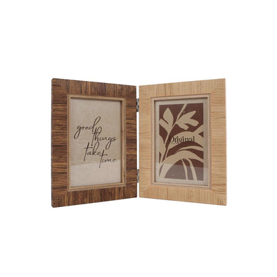 Fotolijst dubbel 10x15 poly 30x20x2cm