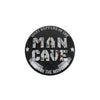 Wandbord mancave bol metaal 40x40cm