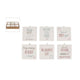 Home styling tegeltje baby met tekst aardewerk 10x10x0,7cm