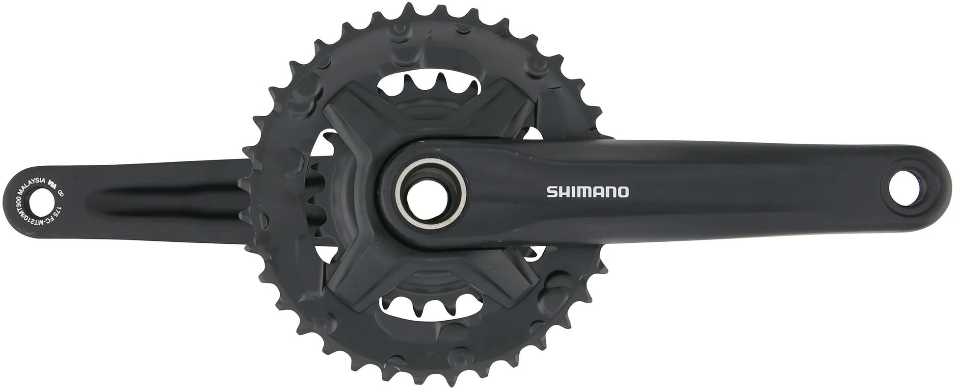 Shimano crankstel altus fc-mt210 cranks.shim. alt.fcmt210 22 36t.175mm 9sp bl.