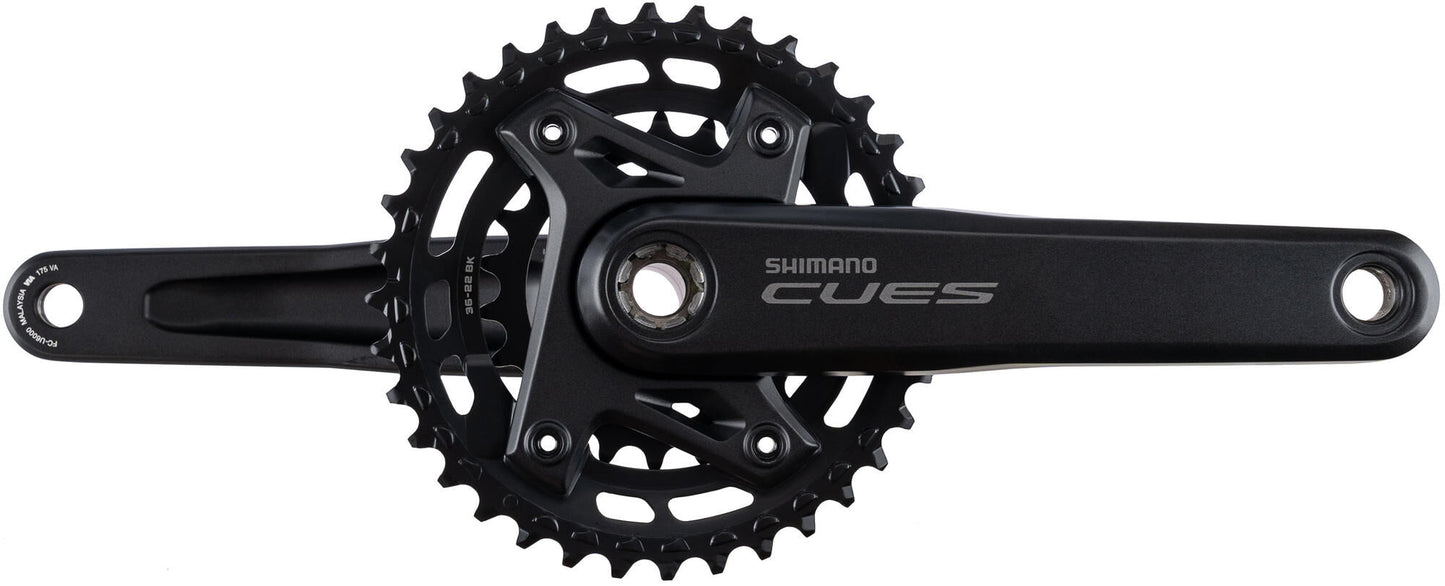 Shimano crankstel cues fc-u6000-2 crankset shim.cues fc-u6000-2 36 22t 175mm