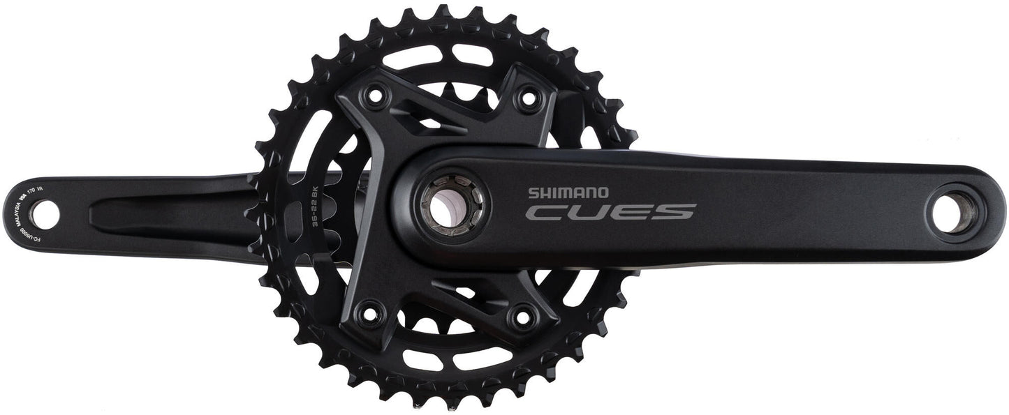 Shimano crankstel cues fc-u6000-2 crankset shim.cues fc-u6000-2 36 22t 170mm
