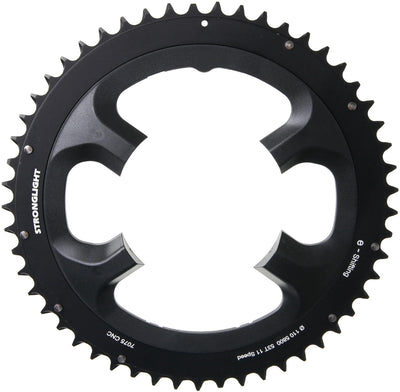Stronglight kettingblad chain ring strongl. 53t outer alu black