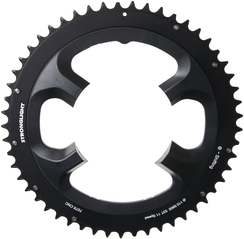Stronglight kettingblad chain ring strongl. 53t outer alu black
