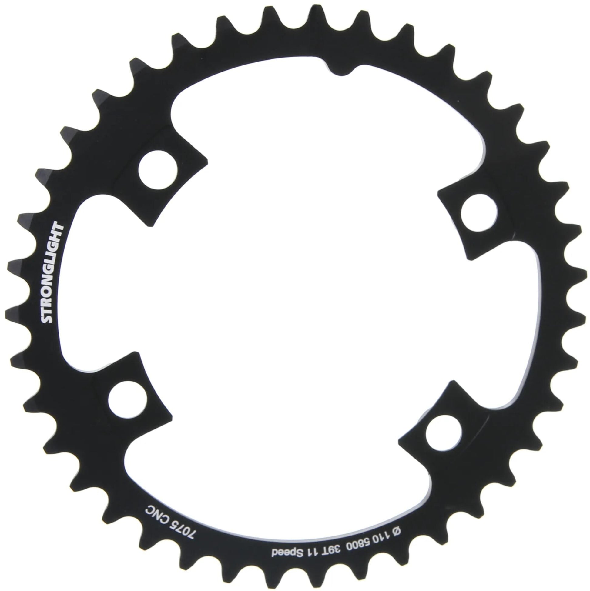 Stronglight kettingblad chain ring strongl. 39t inner alu black