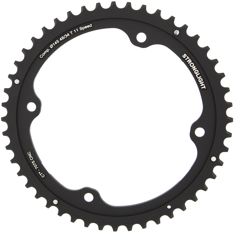 Stronglight kettingblad ct2 chain ring strongl. ct2 48t outer cer.-tefl.coat.