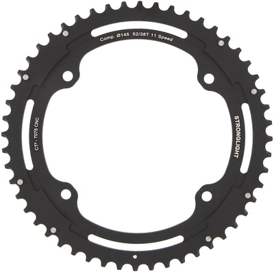 Stronglight kettingblad ct2 chain ring strongl. ct2 52t outer cer.-tefl.coat.