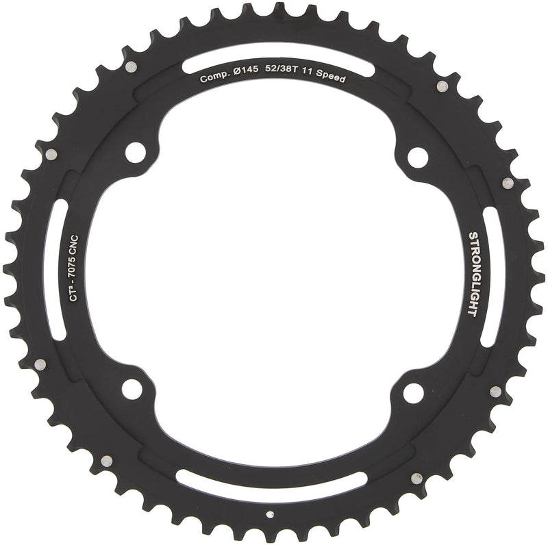 Stronglight kettingblad ct2 chain ring strongl. ct2 52t outer cer.-tefl.coat.