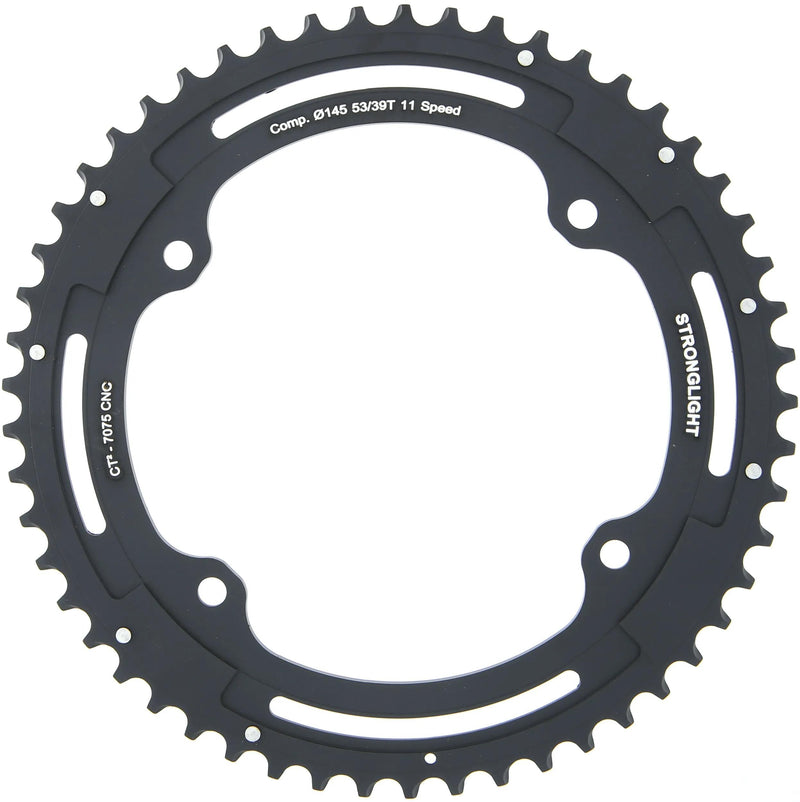 Stronglight kettingblad ct2 chain ring strongl. ct2 53t outer cer.-tefl.coat.