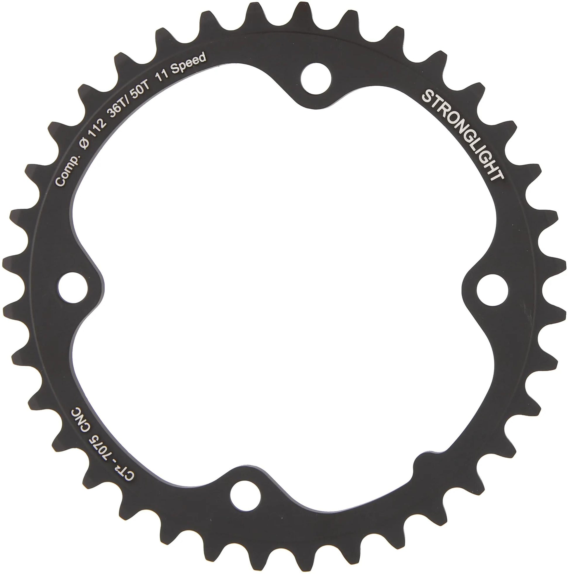 Stronglight kettingblad ct2 chain ring strongl. ct2 36t inner cer.-tefl.coat.