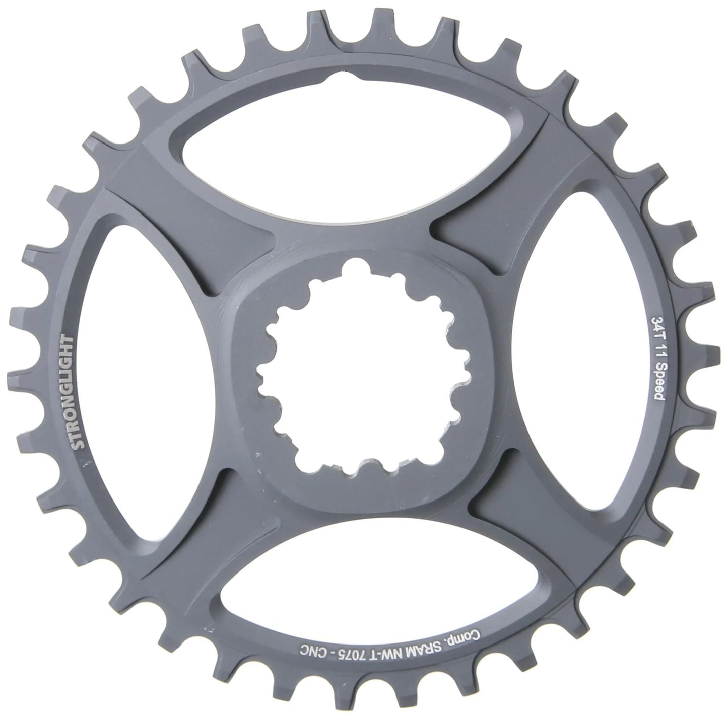 Stronglight kettingblad ht3 chain ring strongl.ht3 34t inner alu black