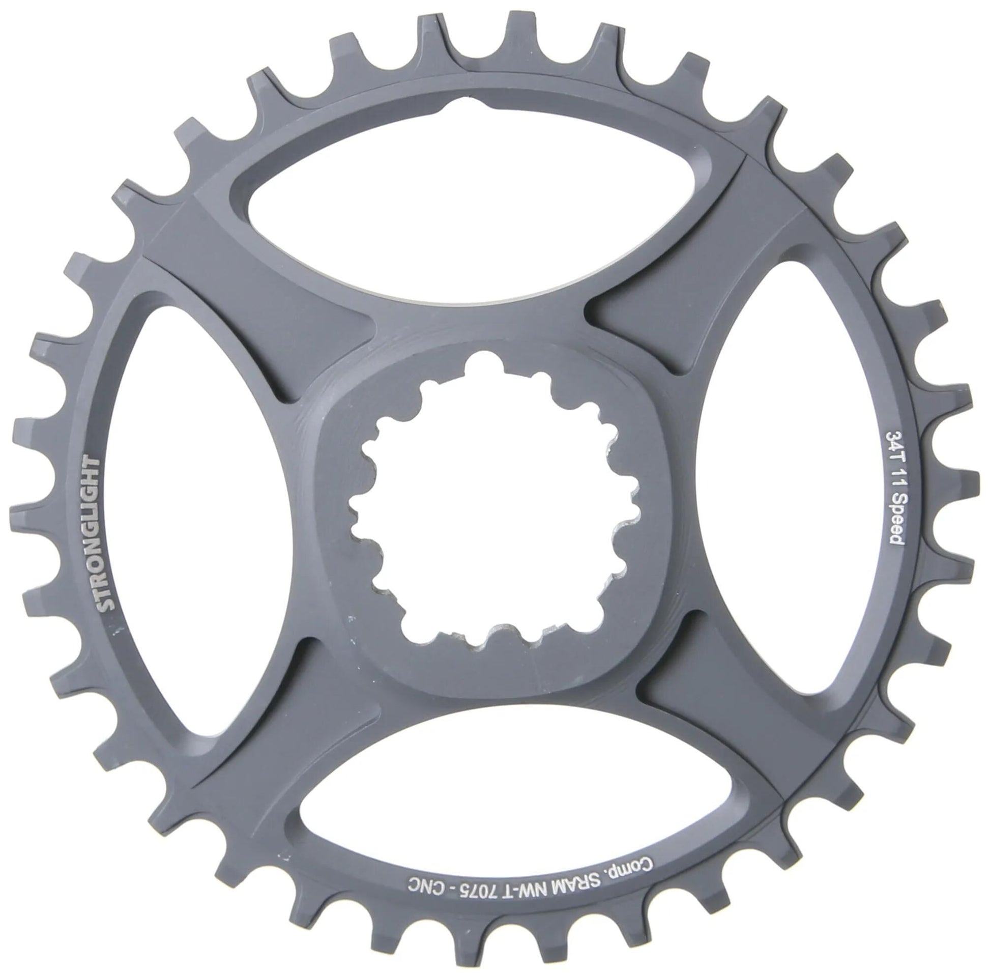 Stronglight kettingblad ht3 chain ring strongl.ht3 34t inner alu black