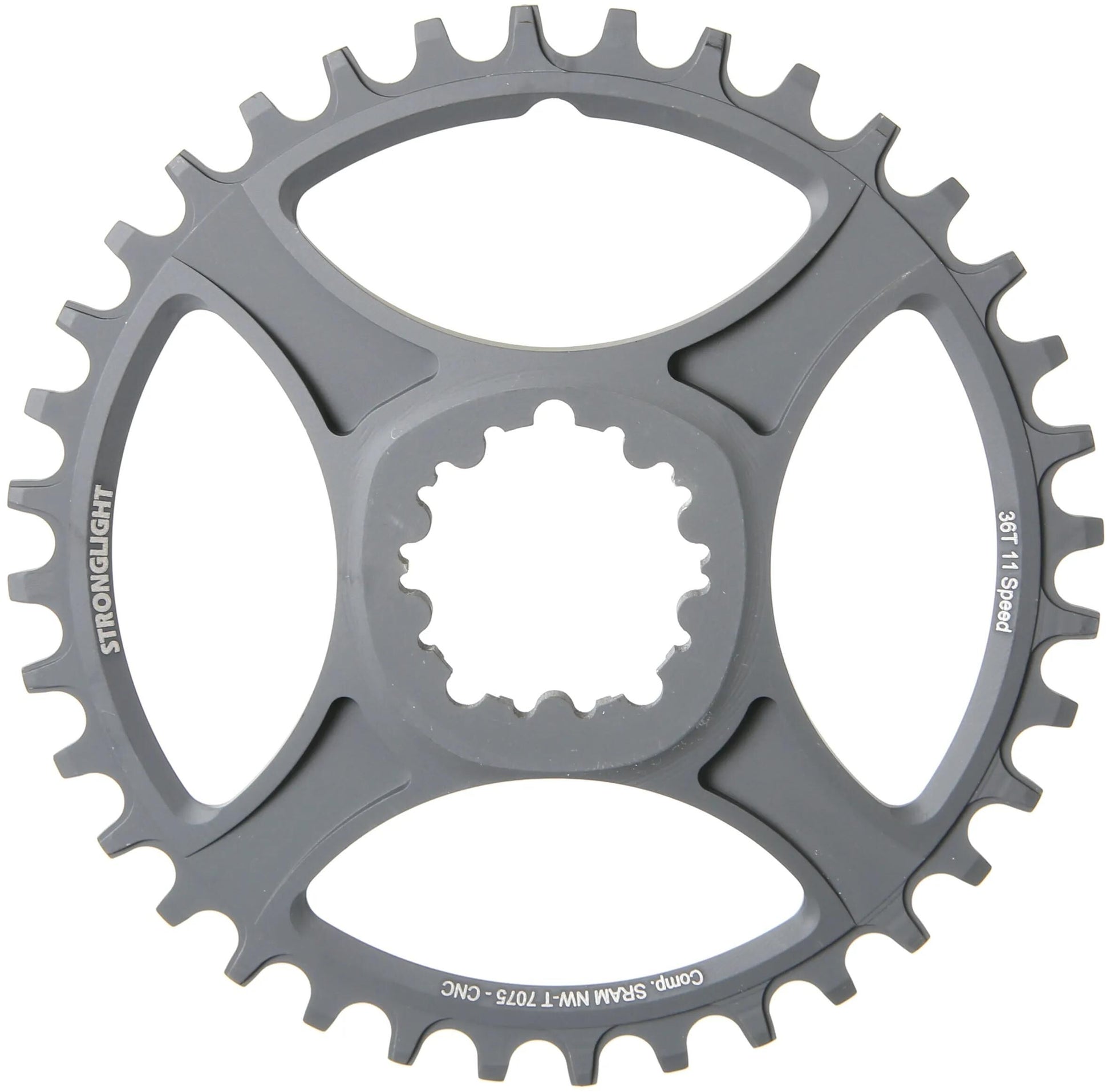 Stronglight kettingblad ht3 chain ring strongl.ht3 36t inner alu black