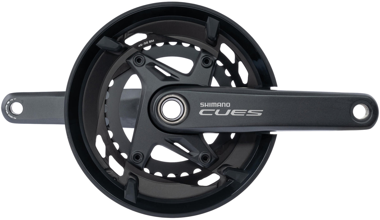 Shimano crankstel cues fc-u6010-2 crankset shim.cues fc-u6010-2 170mm with cgr