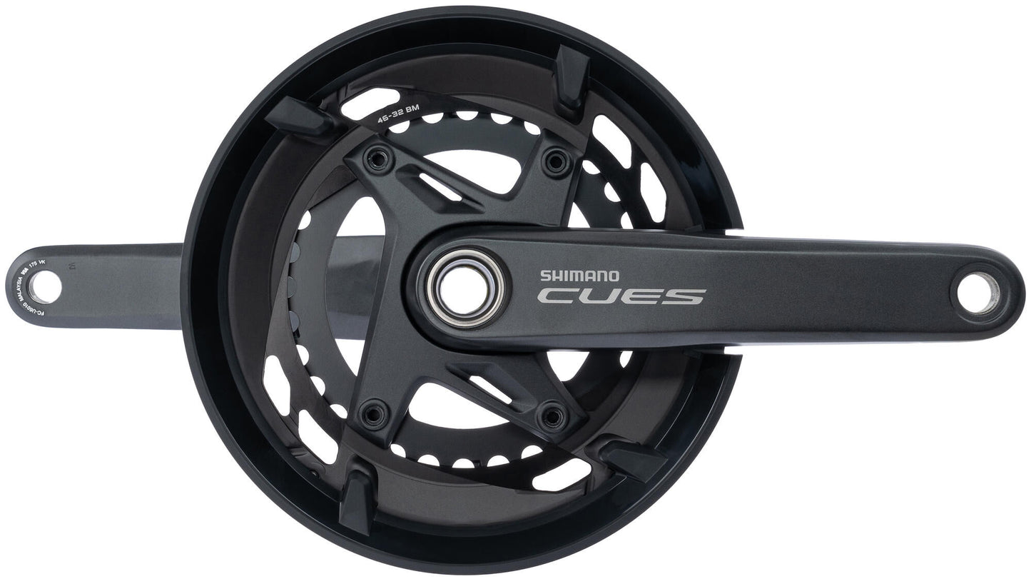 Shimano crankstel cues fc-u6010-2 crankset shim.cues fc-u6010-2 175mm with cgr
