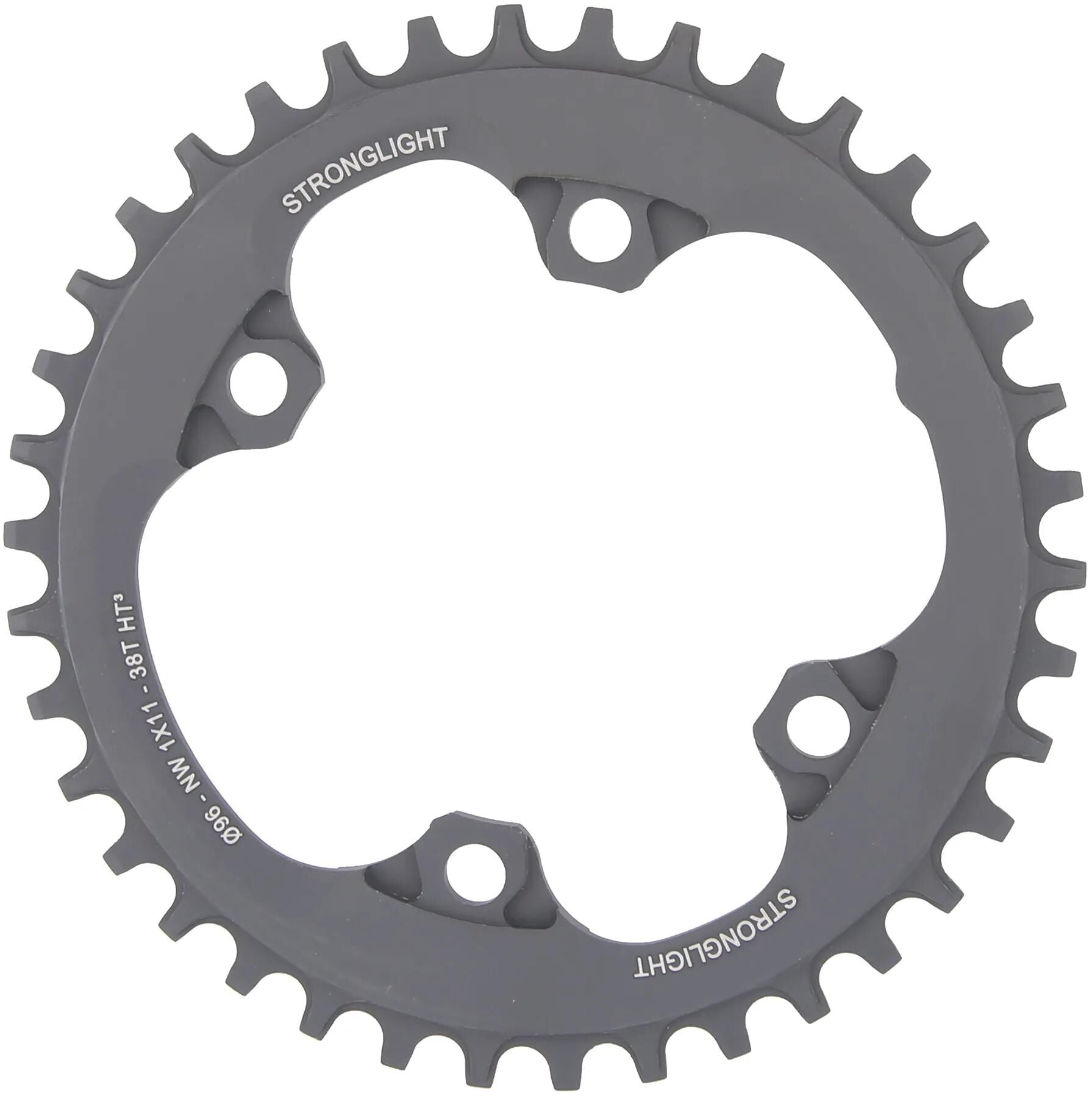 Stronglight kettingblad ht3 chain ring strongl. ht3 38t alu black