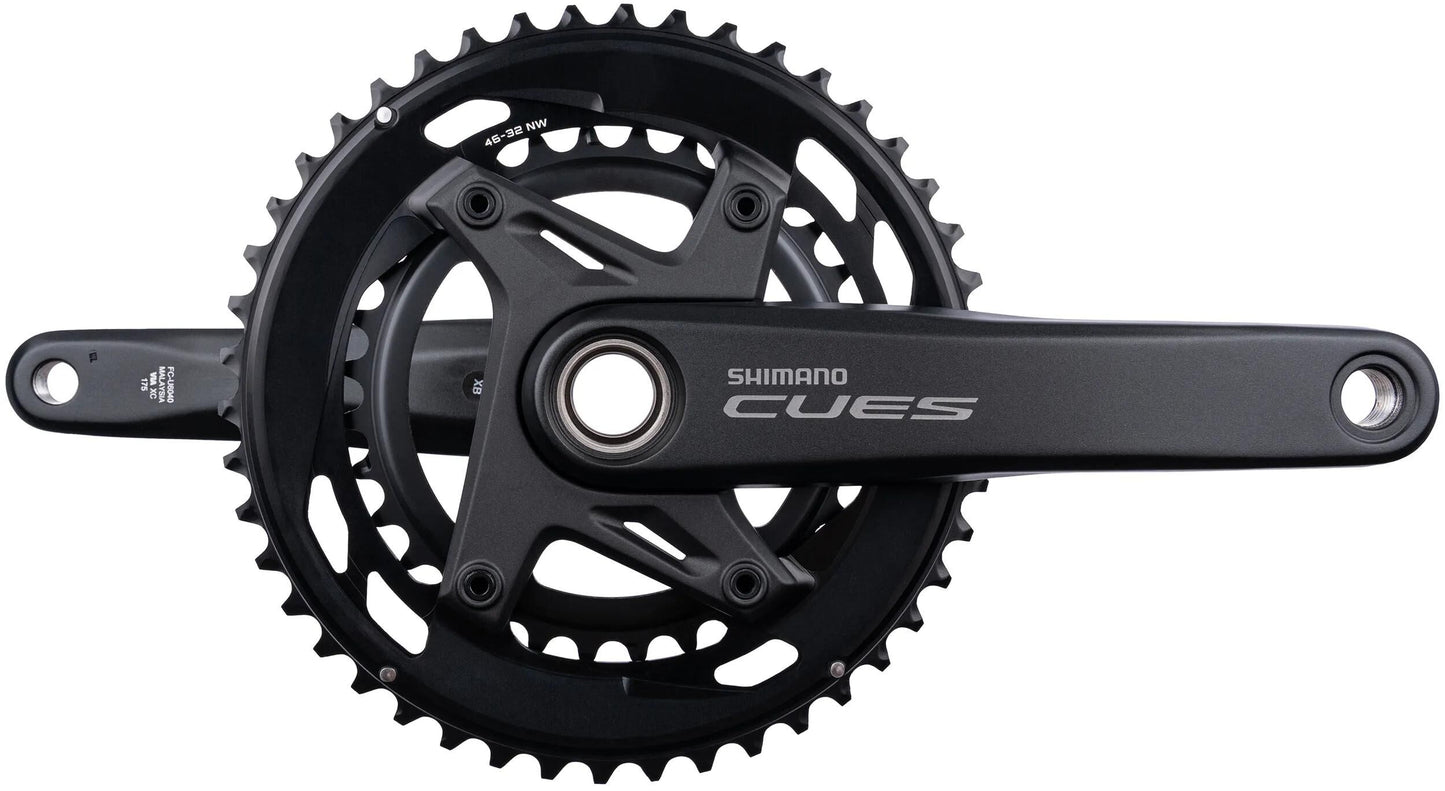 Shimano crankstel cues fc-u6040-2 shim.krg u6040-2 46 32 175 sw 9 10f ht