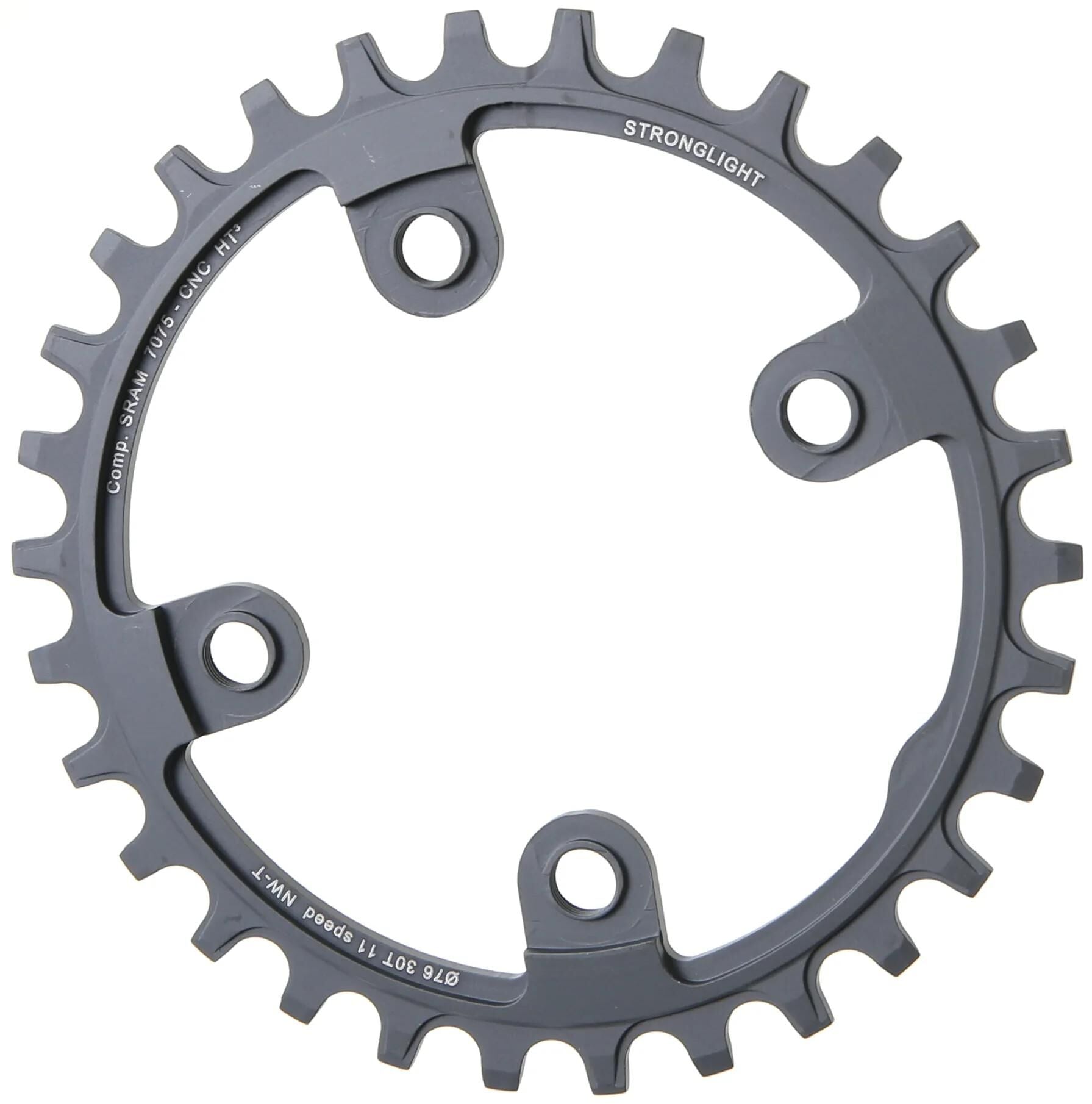 Stronglight kettingblad ht3 chain ring strongl. ht3 30t inner alu black
